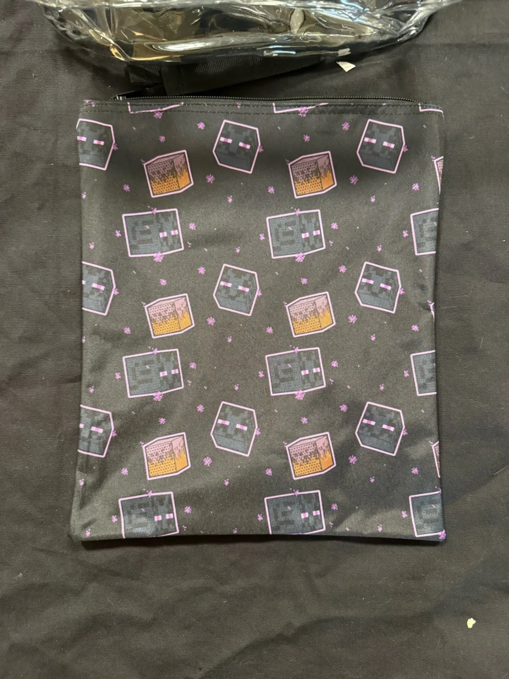 Minecraft ENDERMAN 16” School Clear Backpack | NWT